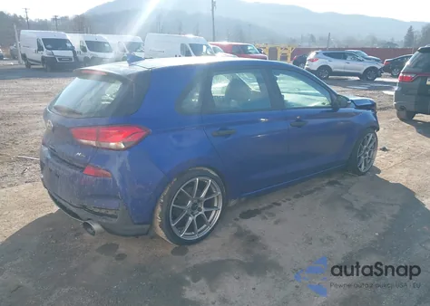 2019 Hyundai Elantra Gt N Line z USA, uszkodzony, nr VIN KMHH55LC4KU105851